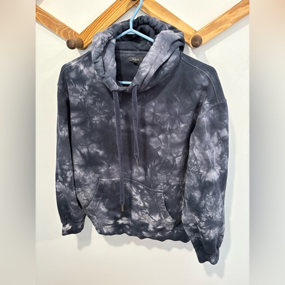 EUC-Rails Fulton Tie Dye Hoodie Sweatshirt Mens Blue Pullover - Picture 3 of 9